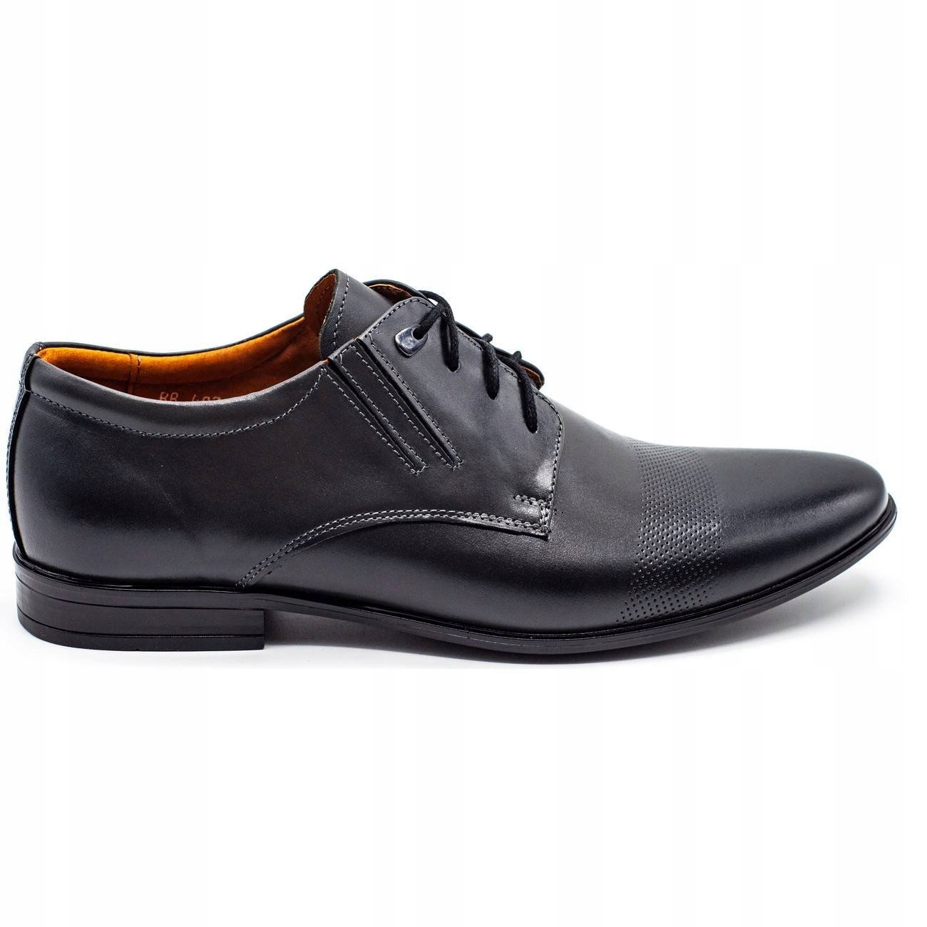 

Szare Skóra naturalna Buty Półbuty Olivier r.38