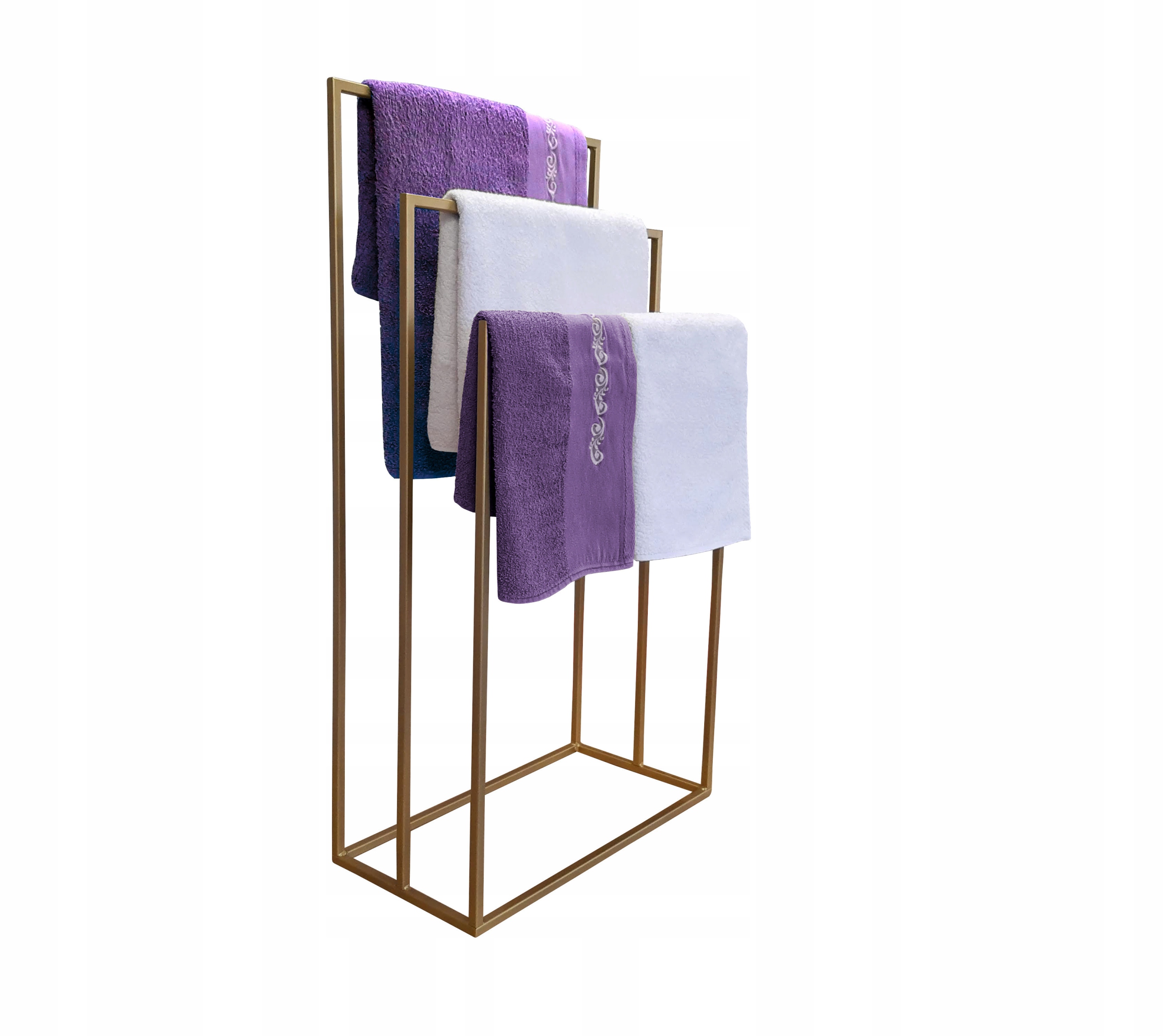 Stojak wieszak III łazienkowy na ręczniki ZŁOTY Kod producenta WIESZAK III ZŁOTY