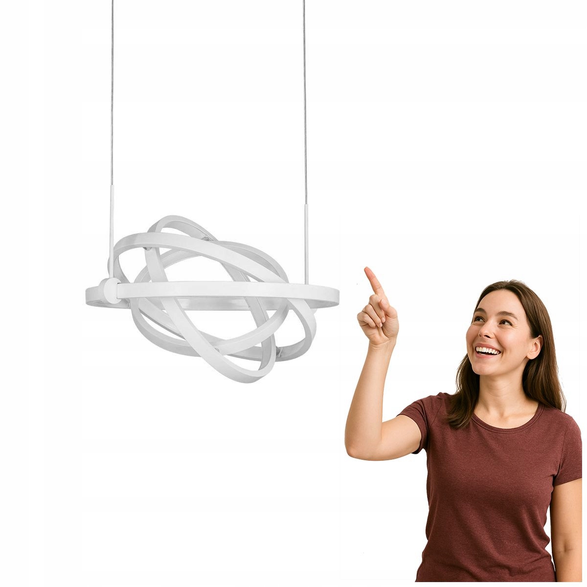 Závesná lampa Tryton AD16020-4A Wh Italux