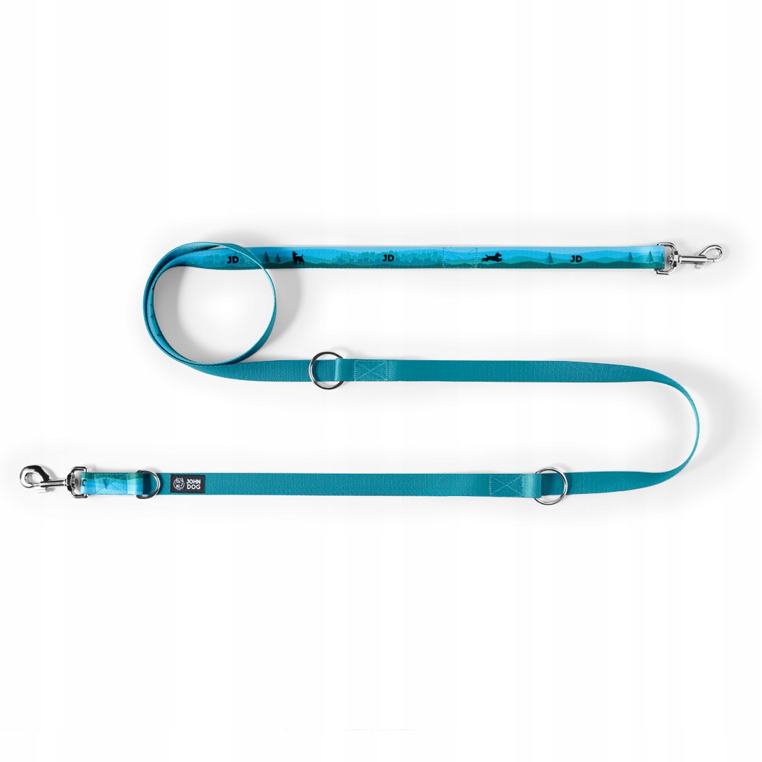 

Smycz przepinana 1,5 cm John Dog City 120-240 cm