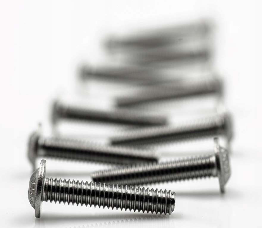 M6X25 ŚRUBA IMBUS AMPULOWA DO OWIEWEK KOŁNIERZOWA NIERDZEWNA 7380F (10) Długość śruby 25 mm