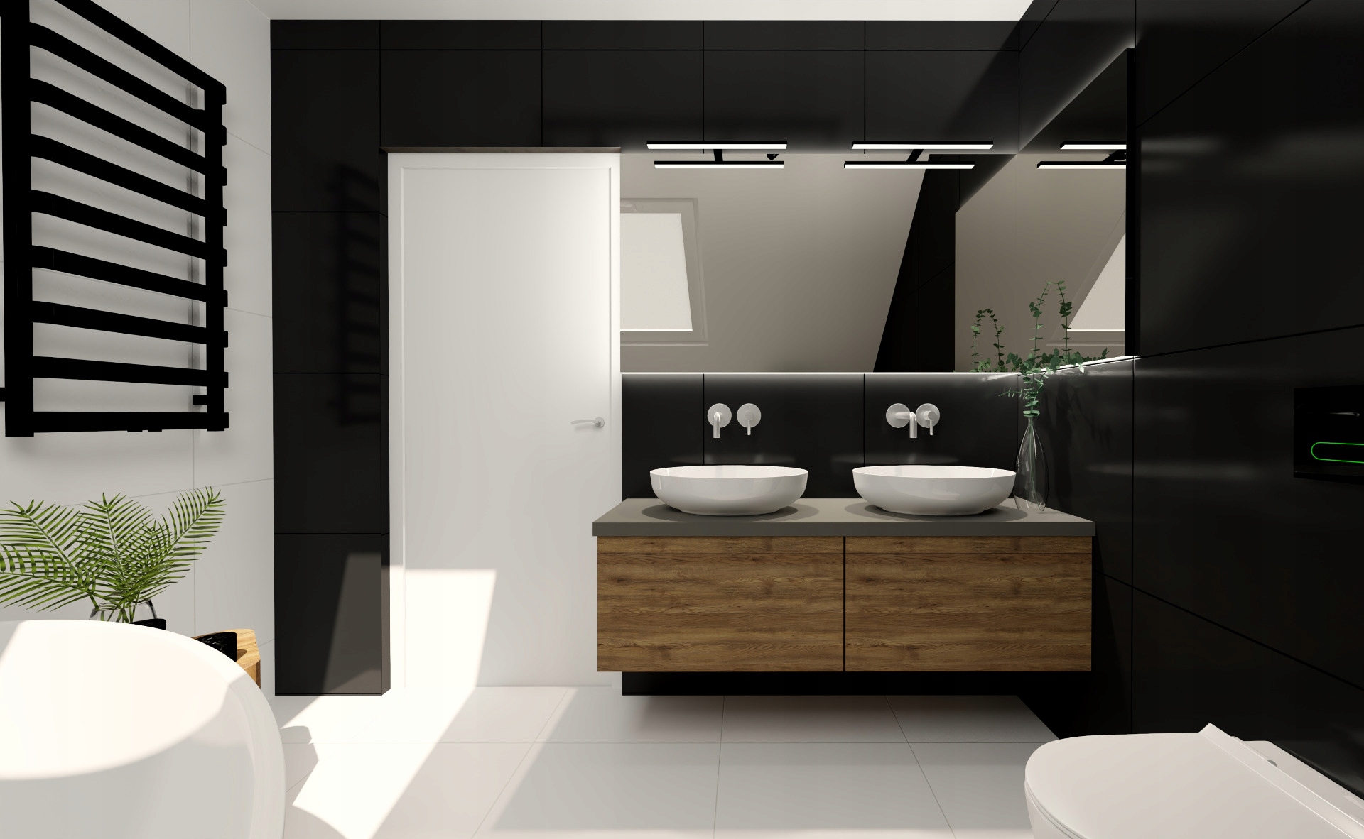 PŁYTKI ŁAZIENKOWE PODŁOGOWE ŚCIENNE CZARNE GRES TORONTO BLACK 60X60 MAT Typ gres