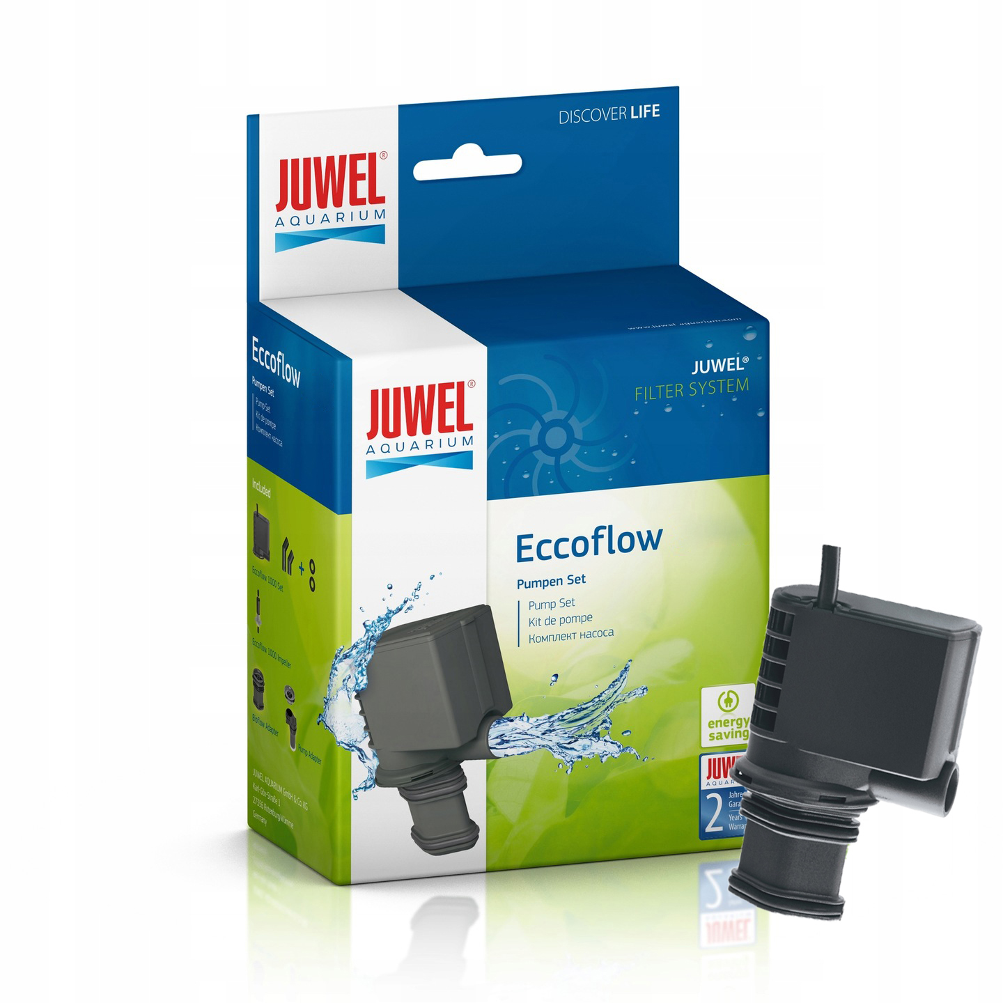 

Juwel Pompa Przepływowa Eccoflow 1000 l/h 8W