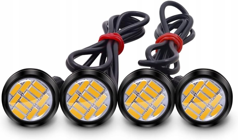 KIERUNKOWSKAZ AWARYJNE POMARAŃCZOWE 12 LED OCZKO Producent części Inny