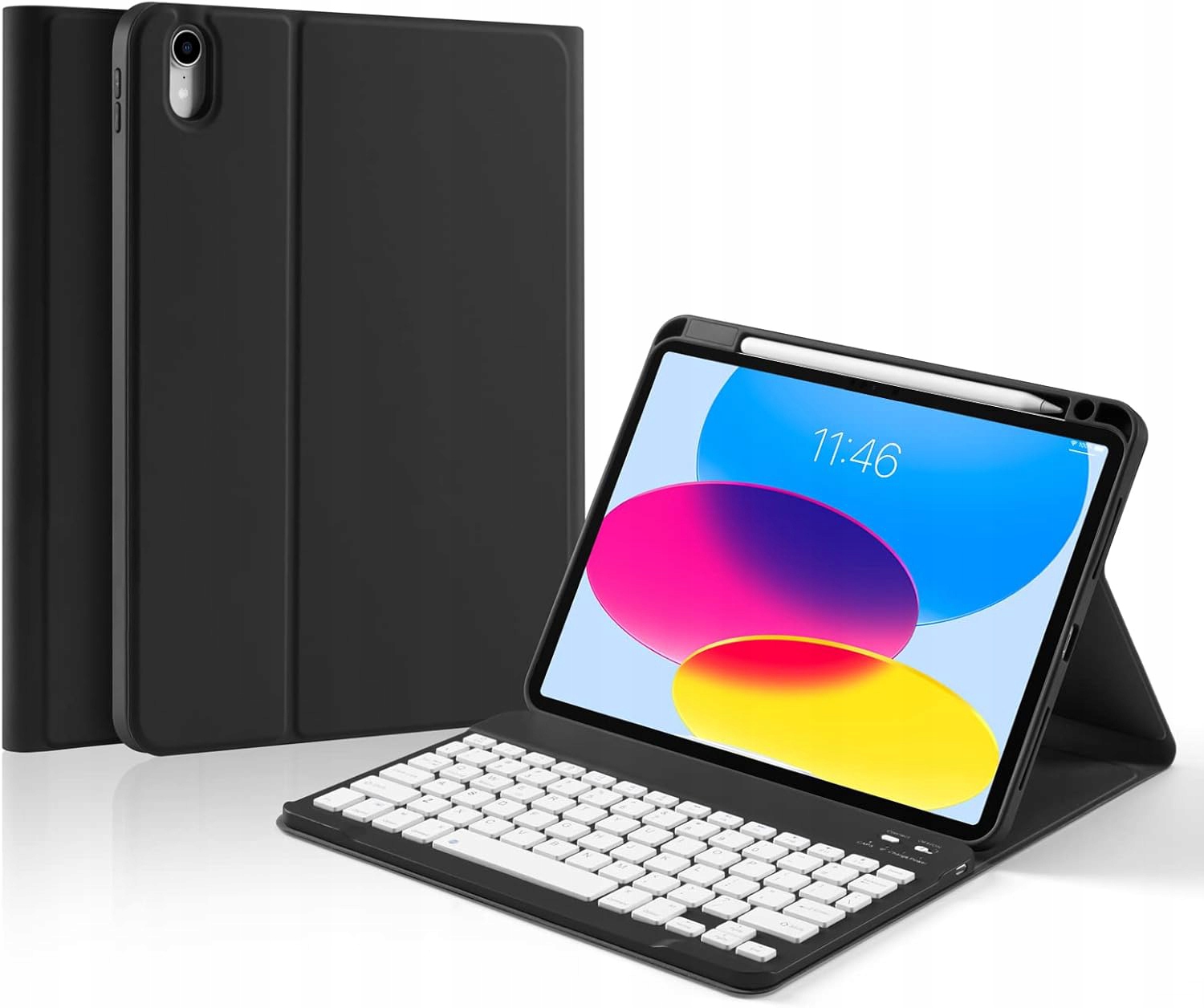 Pouzdro s Rgb klávesnicí pro Apple iPad 11 2025/10 2022, Bluetooth, pouzdro, kryt
