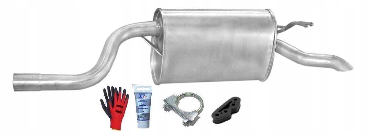 Fiat Punto II 1.2i-8V 1.2i-16V 1999-2009 koncový tlumič +bonus