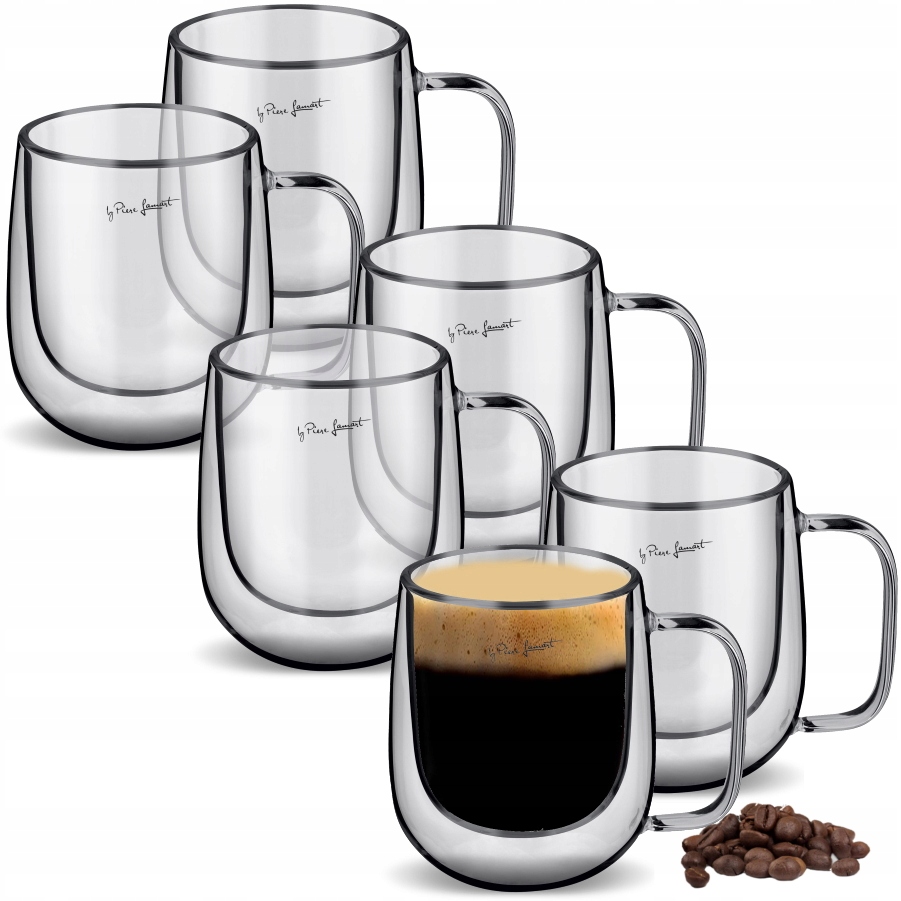 

Szklanki termiczne Lamart 350ml Kubek 6szt
