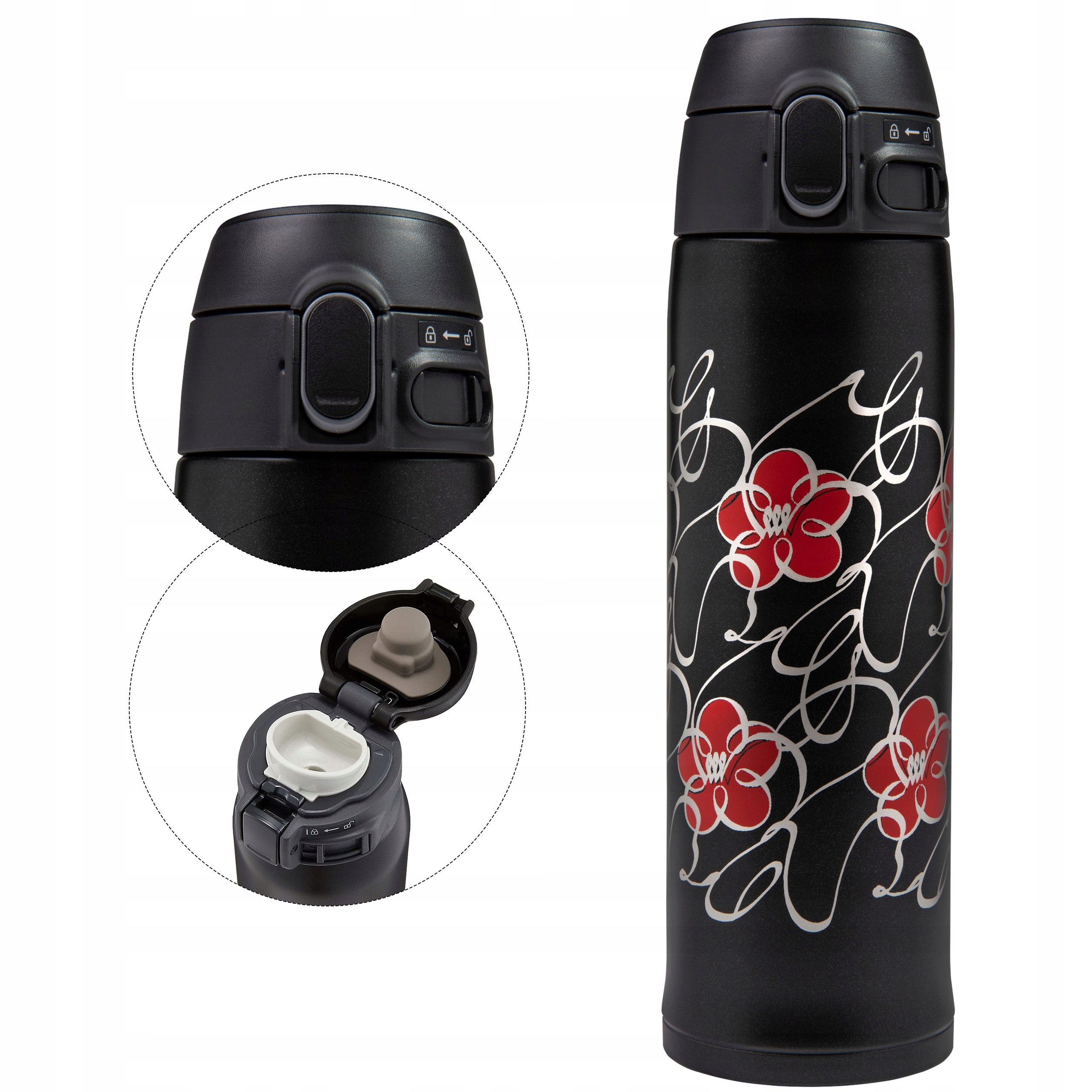 Termohrnek lehký vakuový hrnek Zojirushi SM-TAE48 0,48L s japonskými vzory