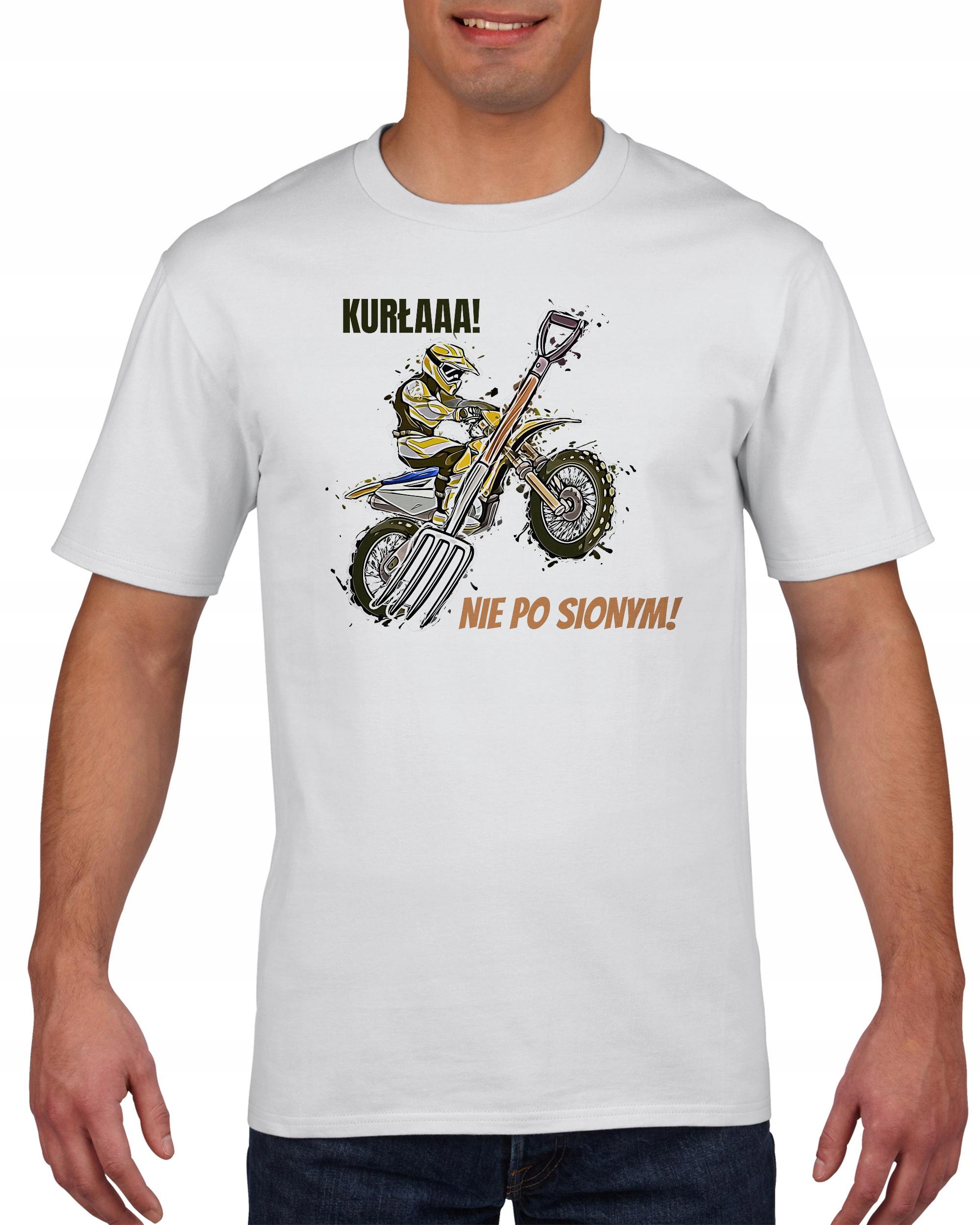 

Koszulka męska Motor Motocross Nie Po Sionym L