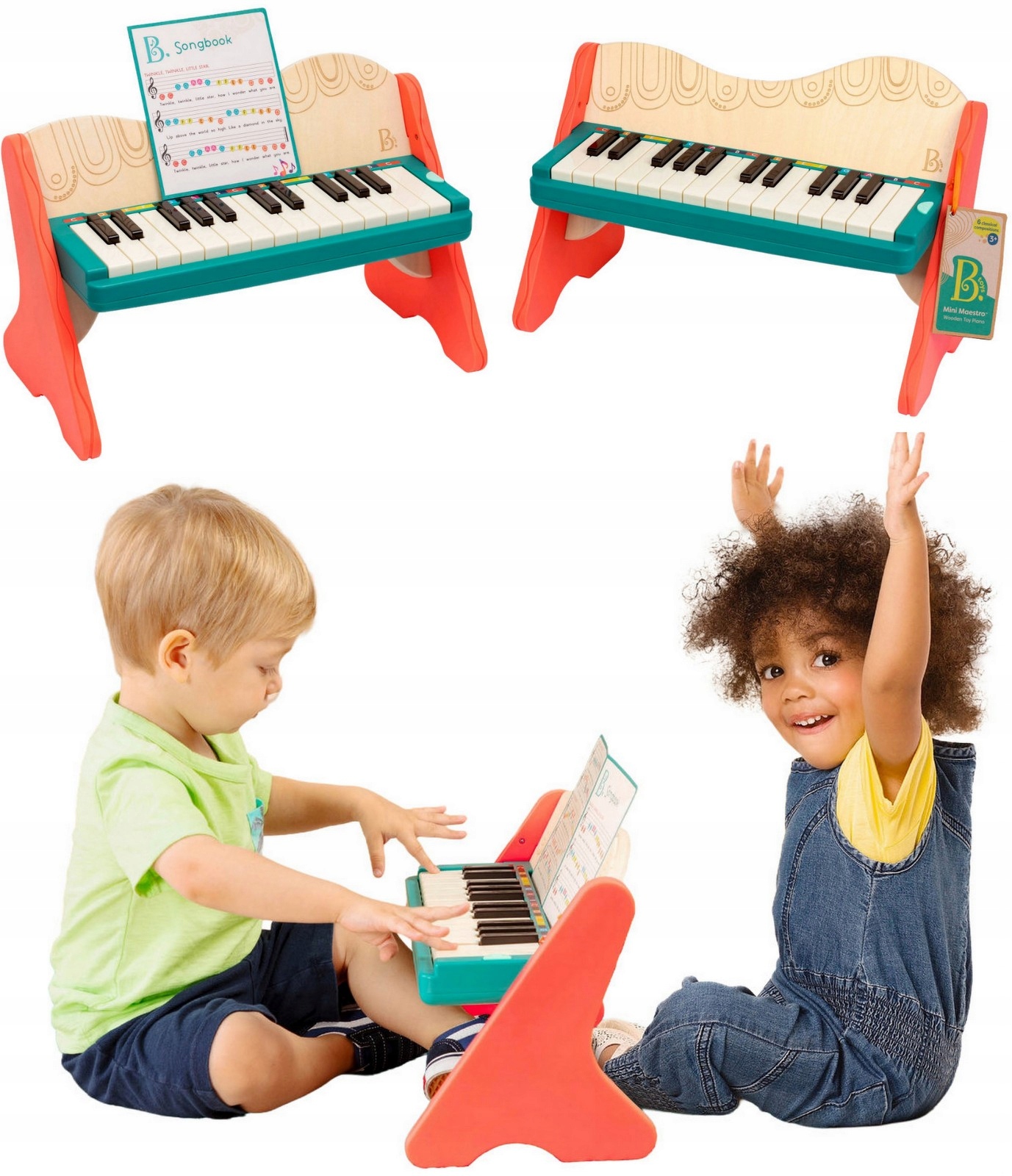 Drewniane pianino pianinko Mini Maestro B.Toys