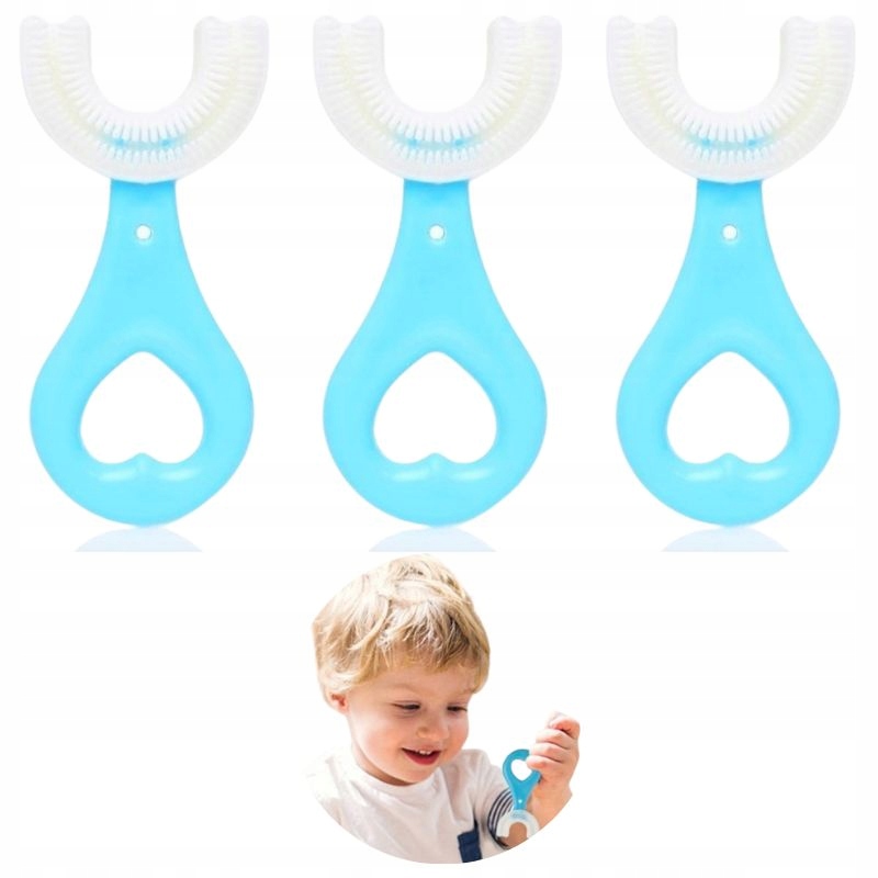 SZCZOTECZKA DO ZĘBÓW DLA DZIECI TYP U 360 3 SZT.