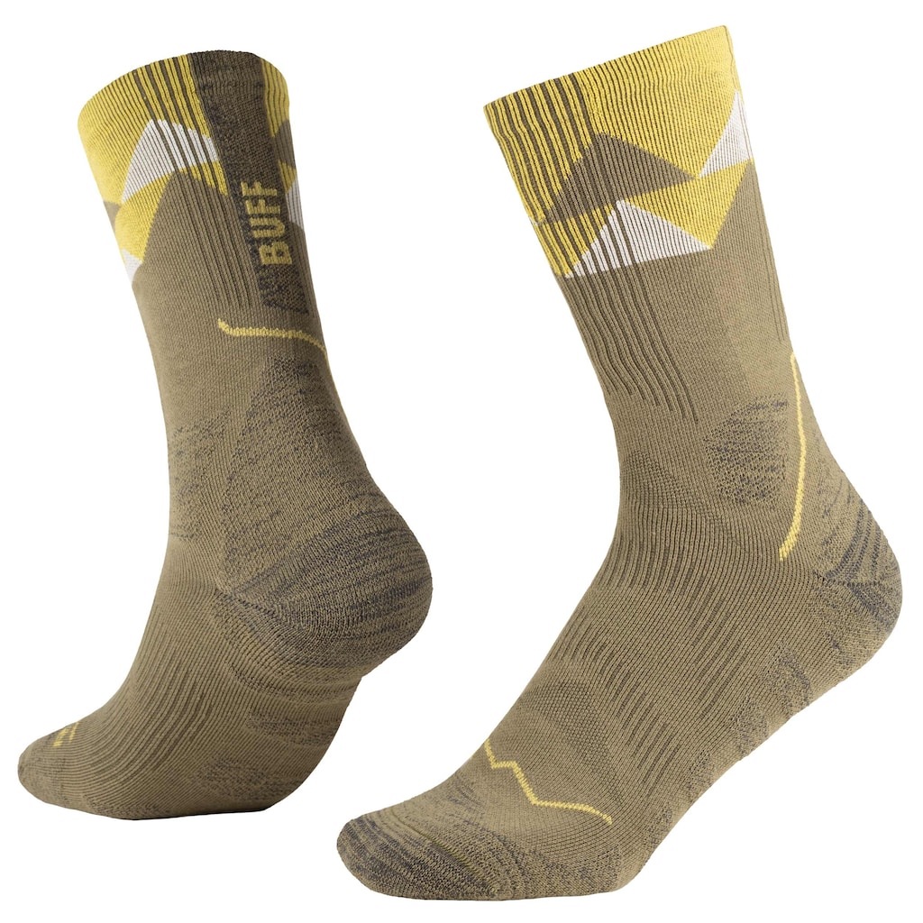 Skarpety skarpetki Buff Thermonet Crew Olive Green M