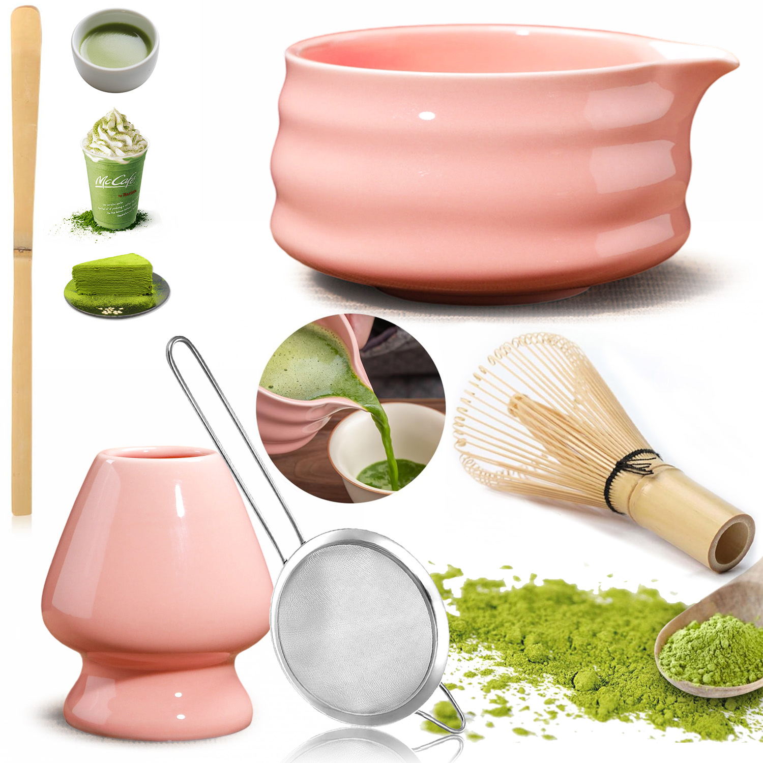 Sada Na Matcha Japonský Styl 5 Dílná Dárek Pro Milovníka Matcha