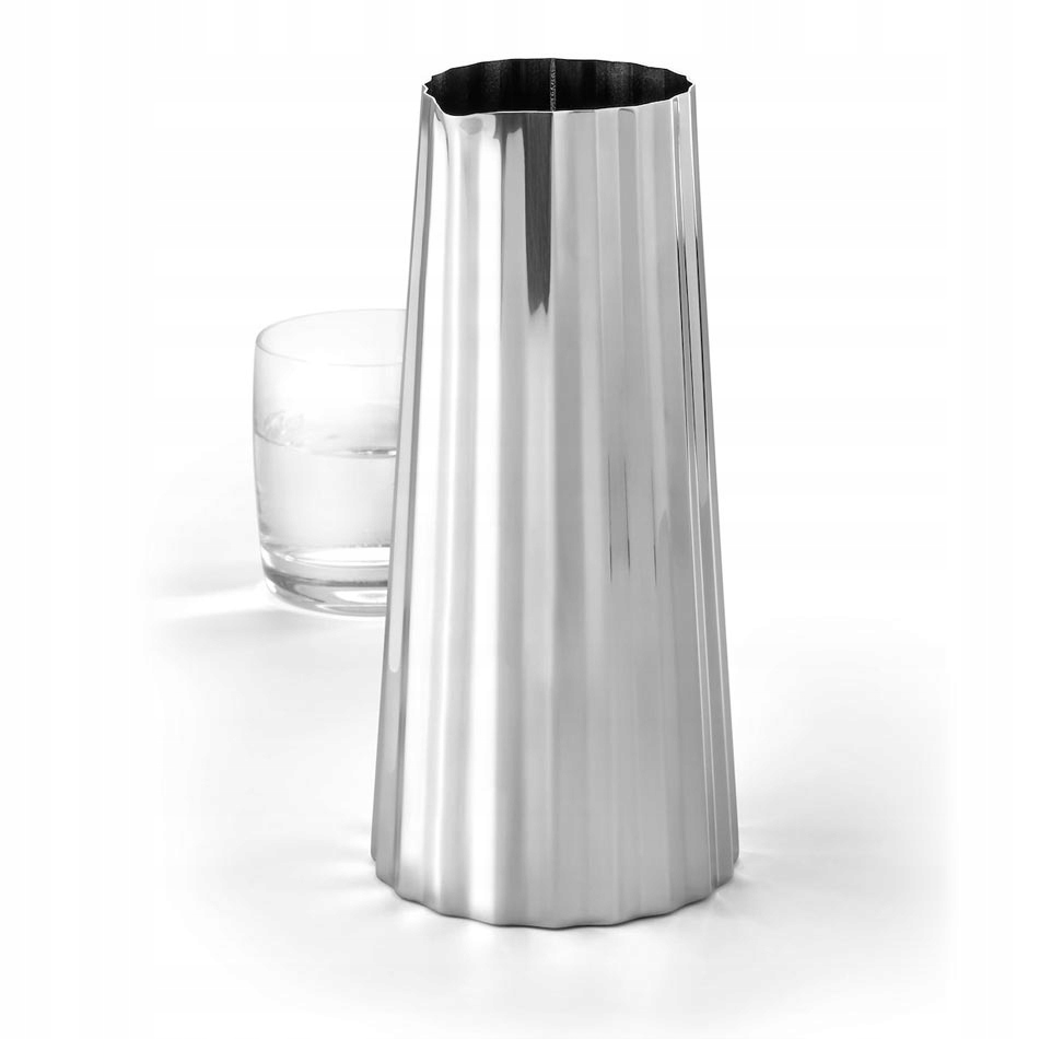 Oceľová karafa 1 l Stripes Philippi elegantná, minimalistická