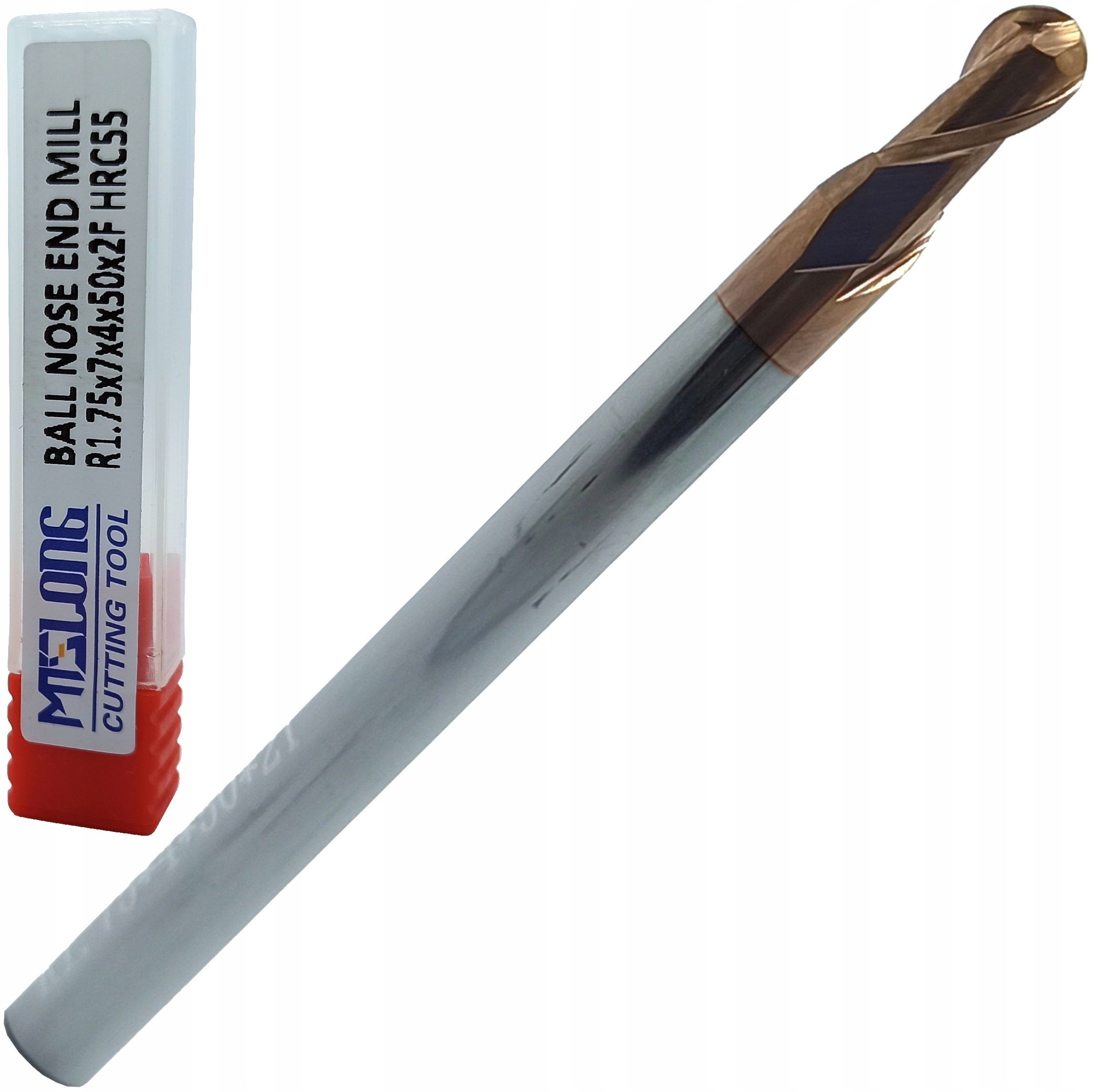 FREZ KULISTY WĘGLIKOWY R1,75 MTS 55HRC kulowy