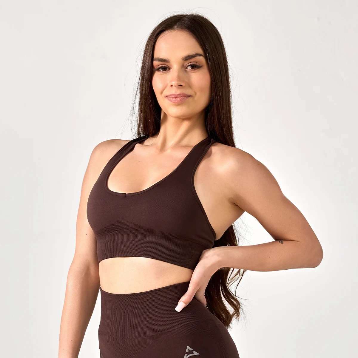 Allwear Top Push Up Fantasy Espresso Rozmiar S Biustonosz Bezszwowy