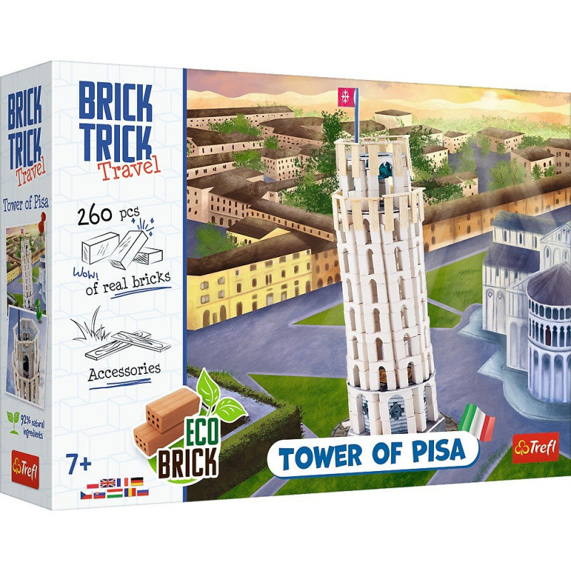 

Brick Trick Buduj z cegły Krzywa Wieża Piza Trefl