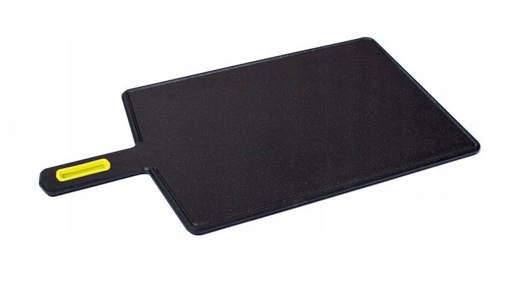 Zestaw 3 desek na stojaku czarne deski do krojenia Długość 40.5 cm