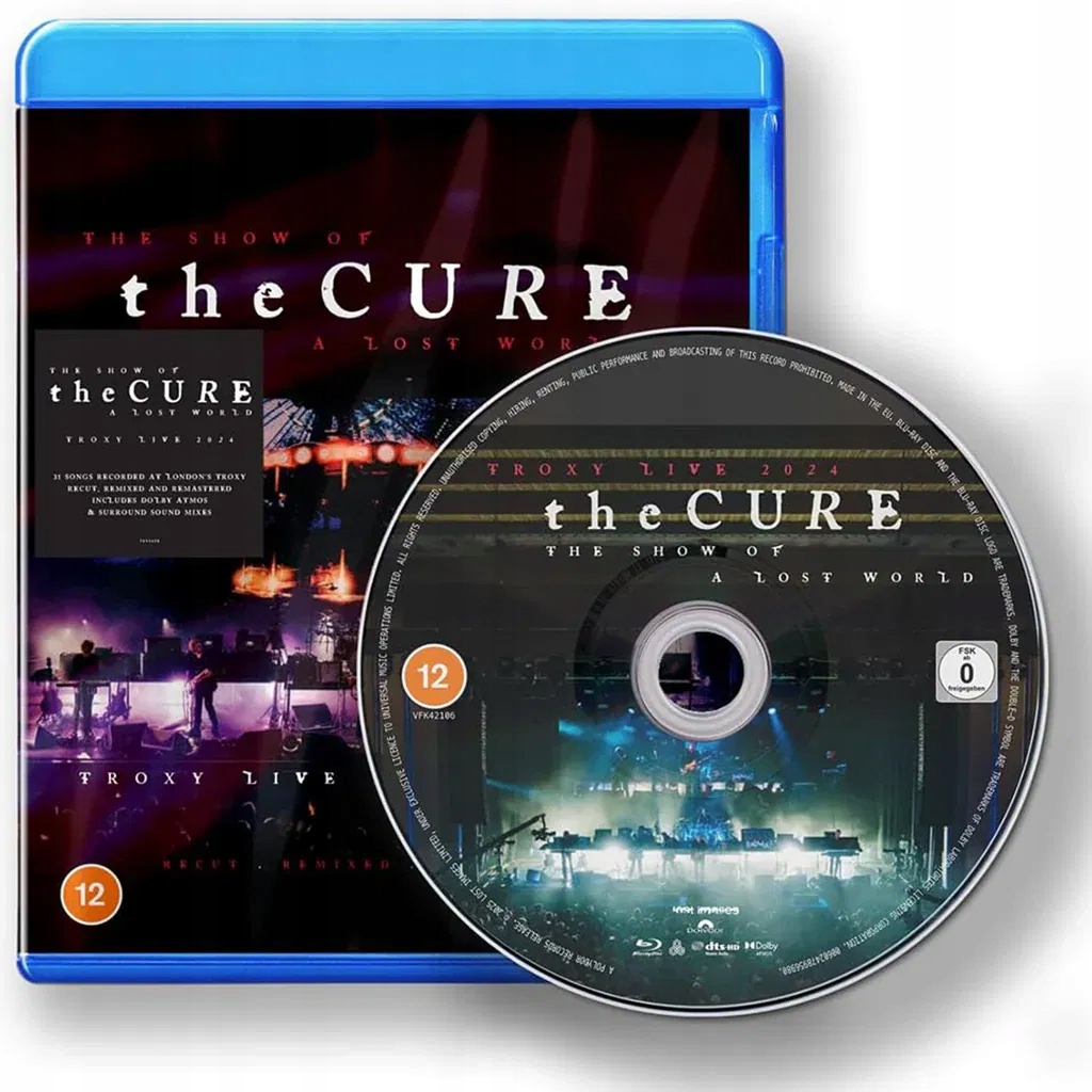 Cure: Troxy Live 2024: Show Of A Lost World (Remastered) Blu-ray
