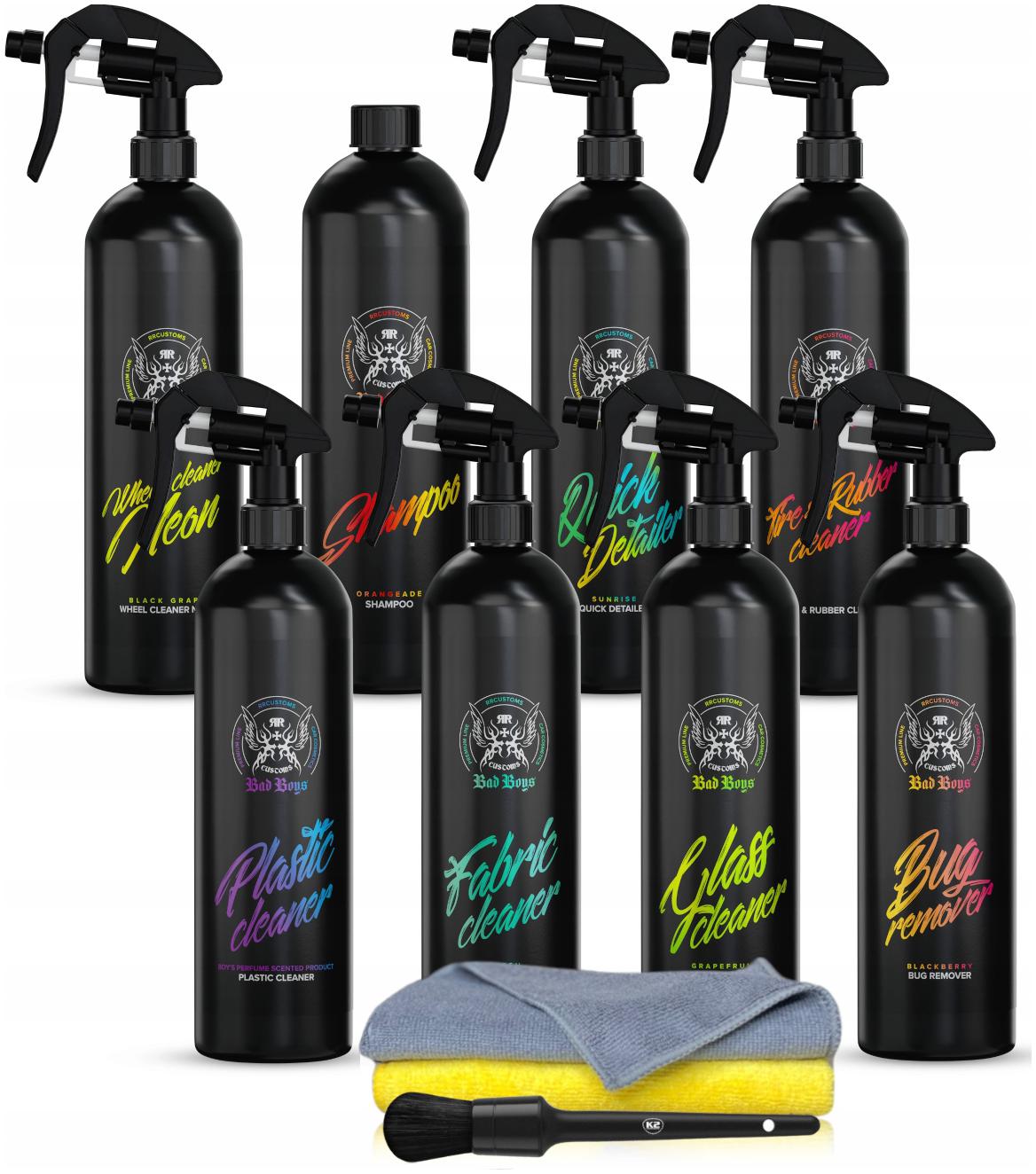 RR Customs RRC Bad Boys Mega Zestaw Kosmetyków Do Auta Detailing Prezent