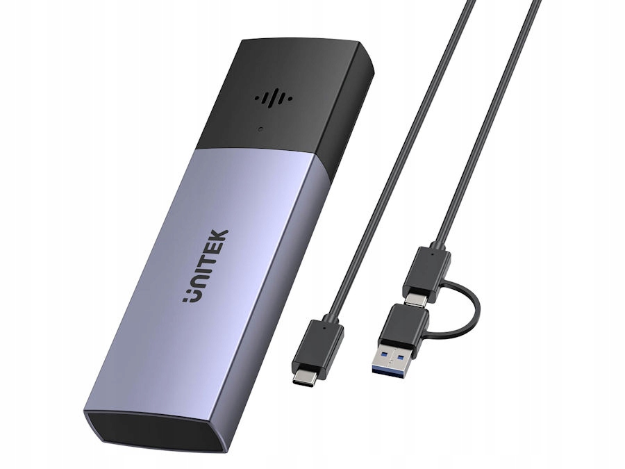 Obudowa Ssd 2x M.2 PCIe/NVMe 20 Gbps Unitek z funkcją lokalizacji