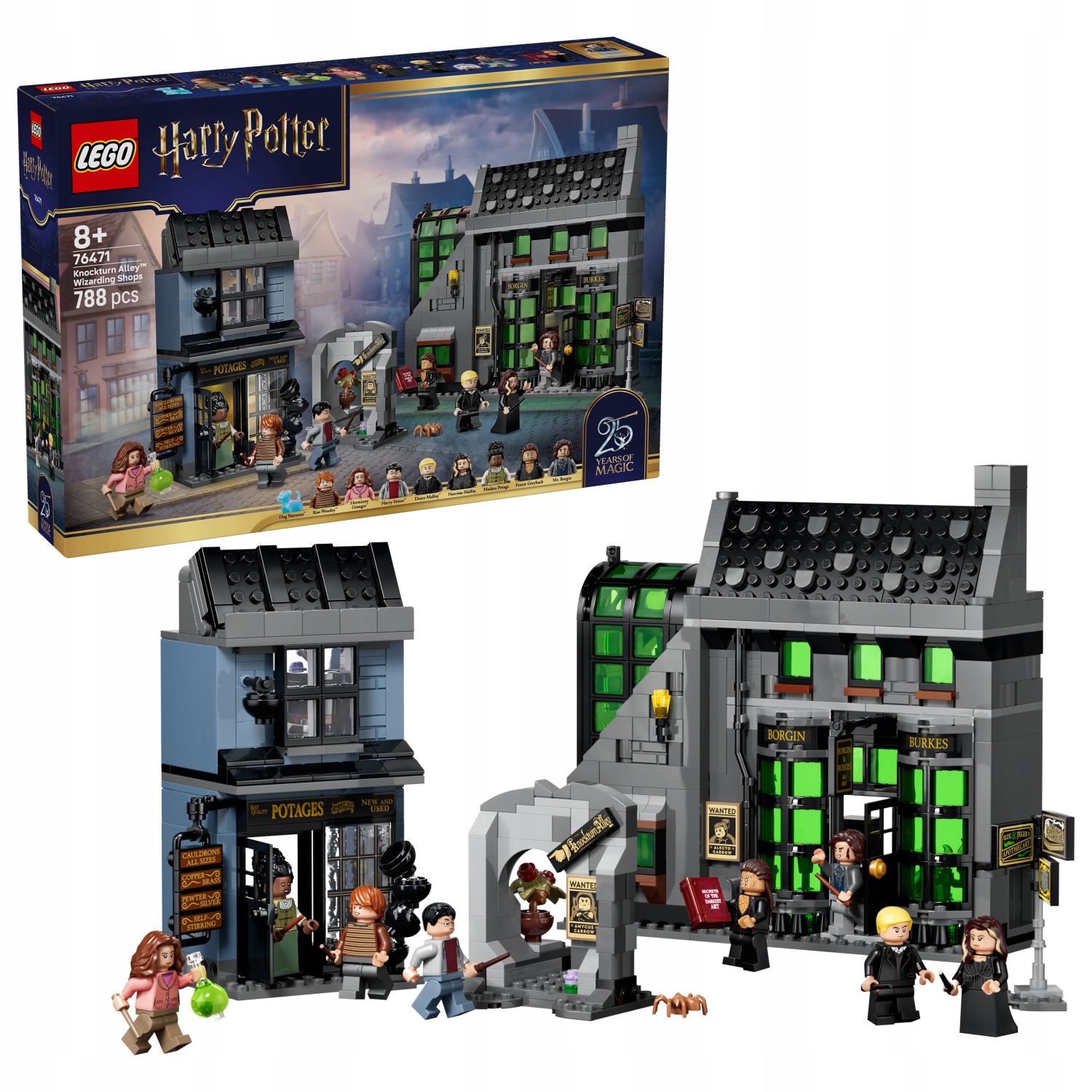 Lego Harry Potter 76471 Kouzelnické obchody v Obrtlé ulici