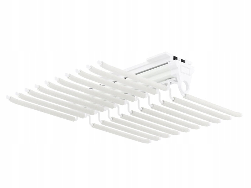 Výsuvný věšák na kalhoty Atm Symphony dvojitý bílý