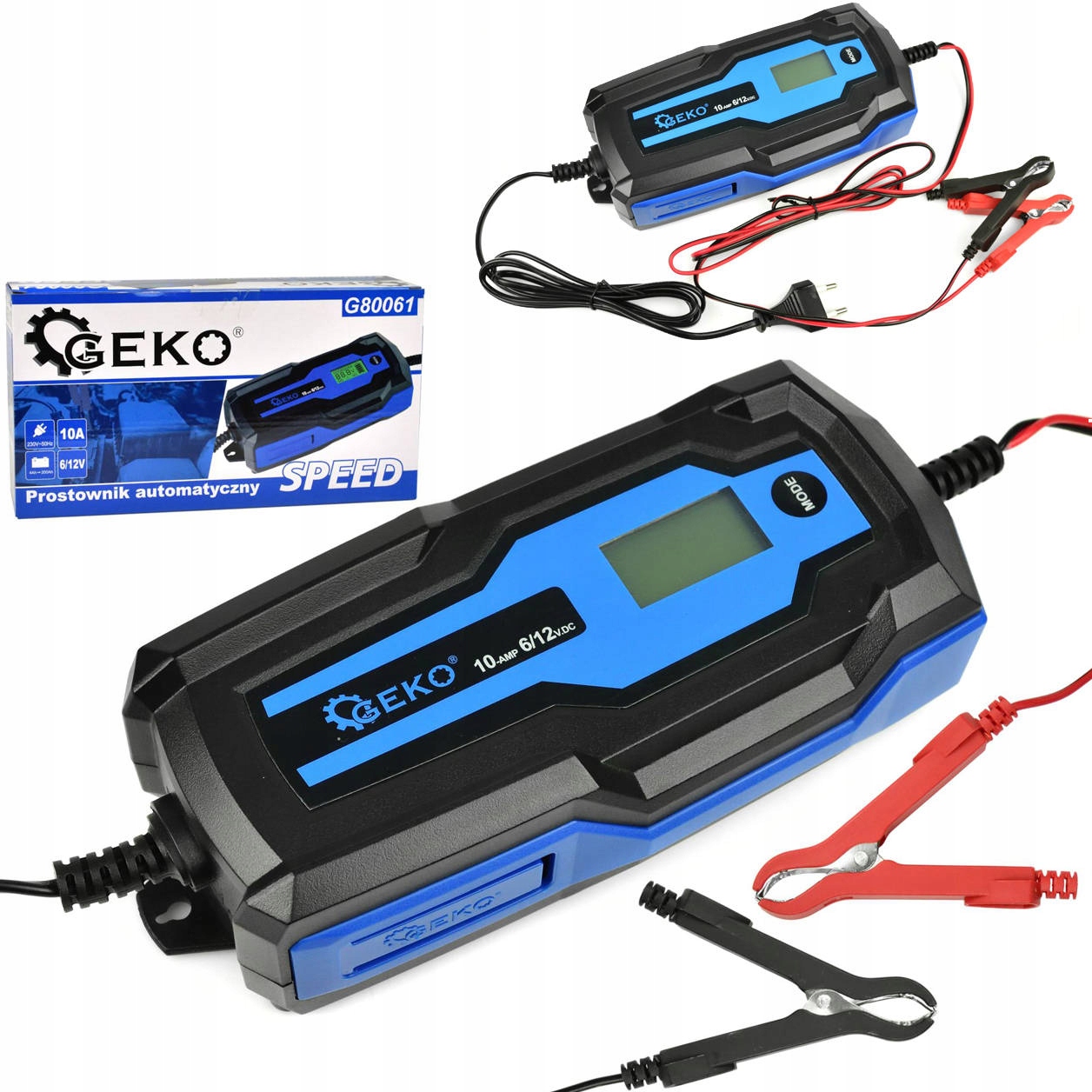Зарядное устройство автоматический speed 6/ 12v 10a 4ah- 200ah1 - фото