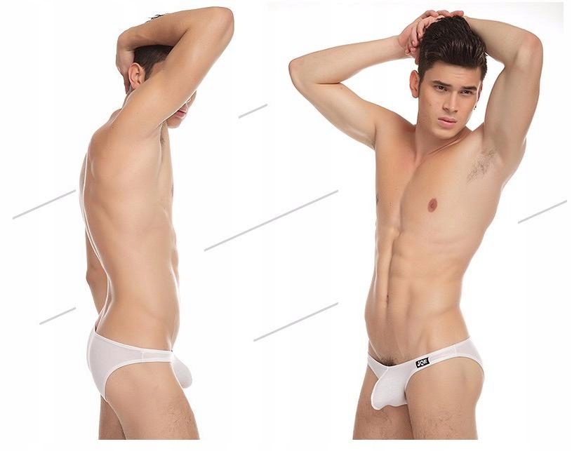 SEXY MĘSKIE MAJTKI SLIPKI *BIAŁE* L *SUPER CENA Marka Inna marka