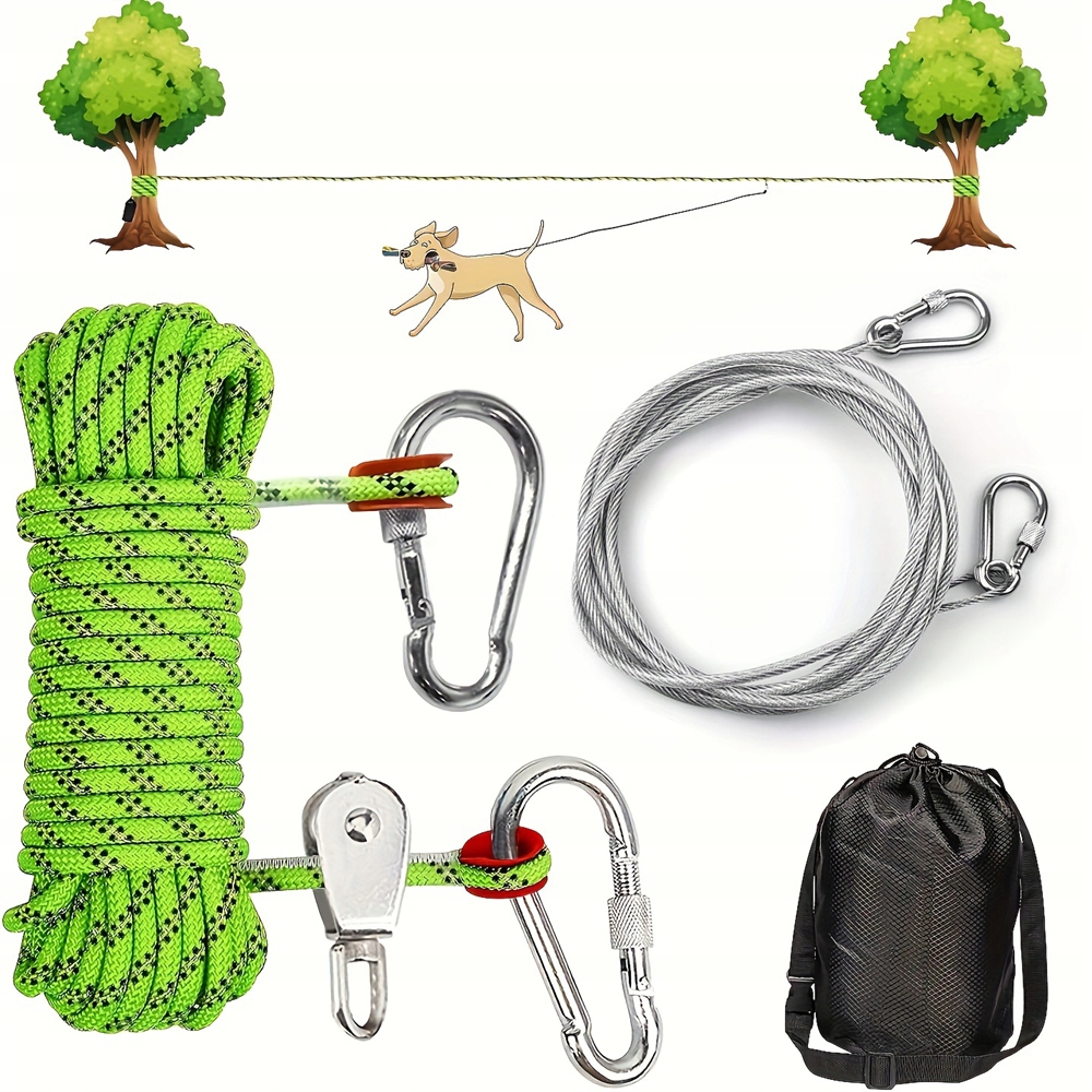 Levně Vodítko pro psa 15M Dlouhá reflexní Treningové Vodítko 3M pro běhání