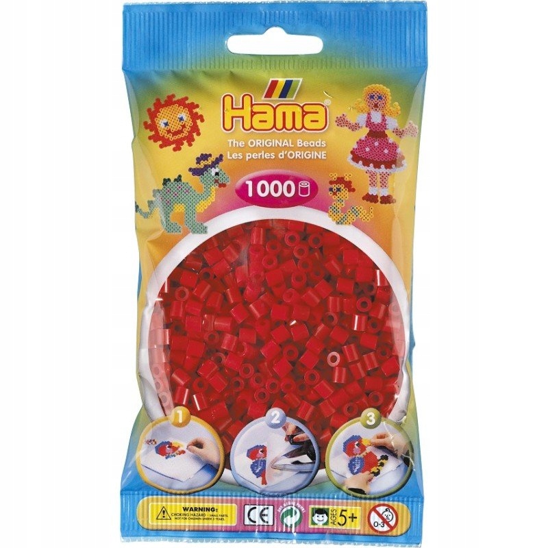 

Hama 207-22 koraliki Hama midi Ciemny Czerwony