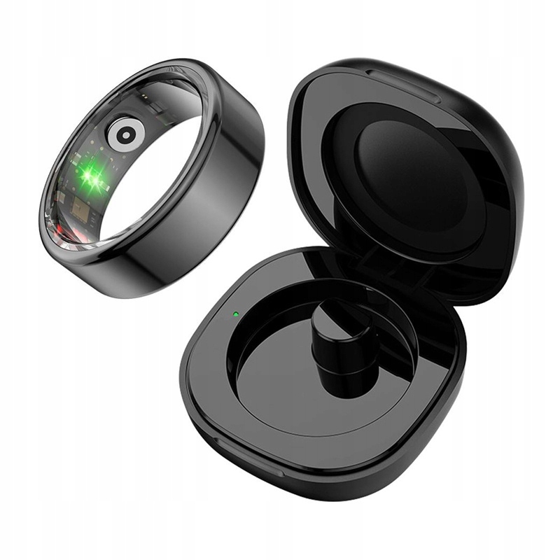 Smartring Colmi R02 18.1mm IP68 Monitorowanie Snu Rozmiar 8+Etui Ładujące