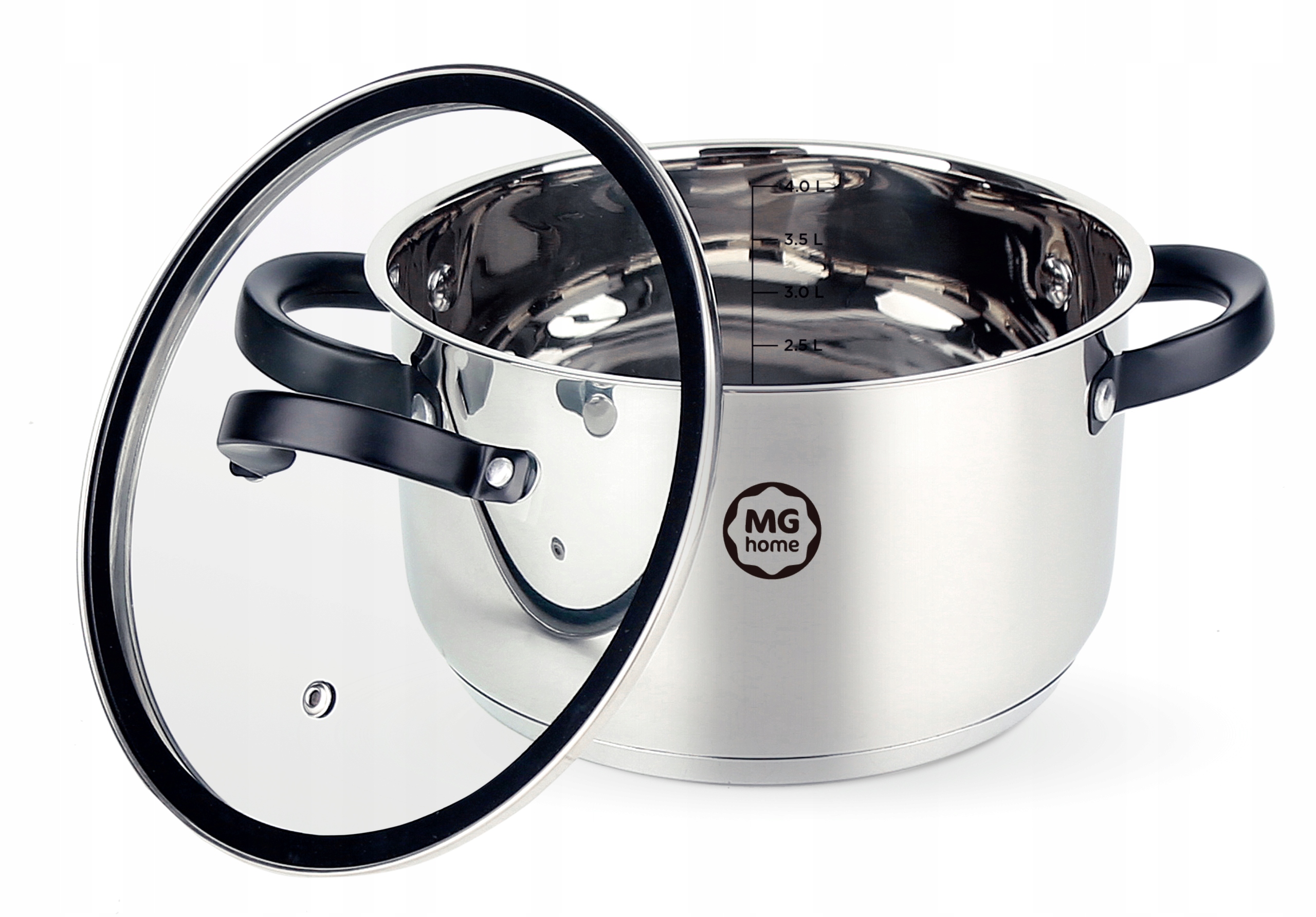 Zestaw garnków MG home stal nierdzewna 9 el. Kod producenta 5903849207409