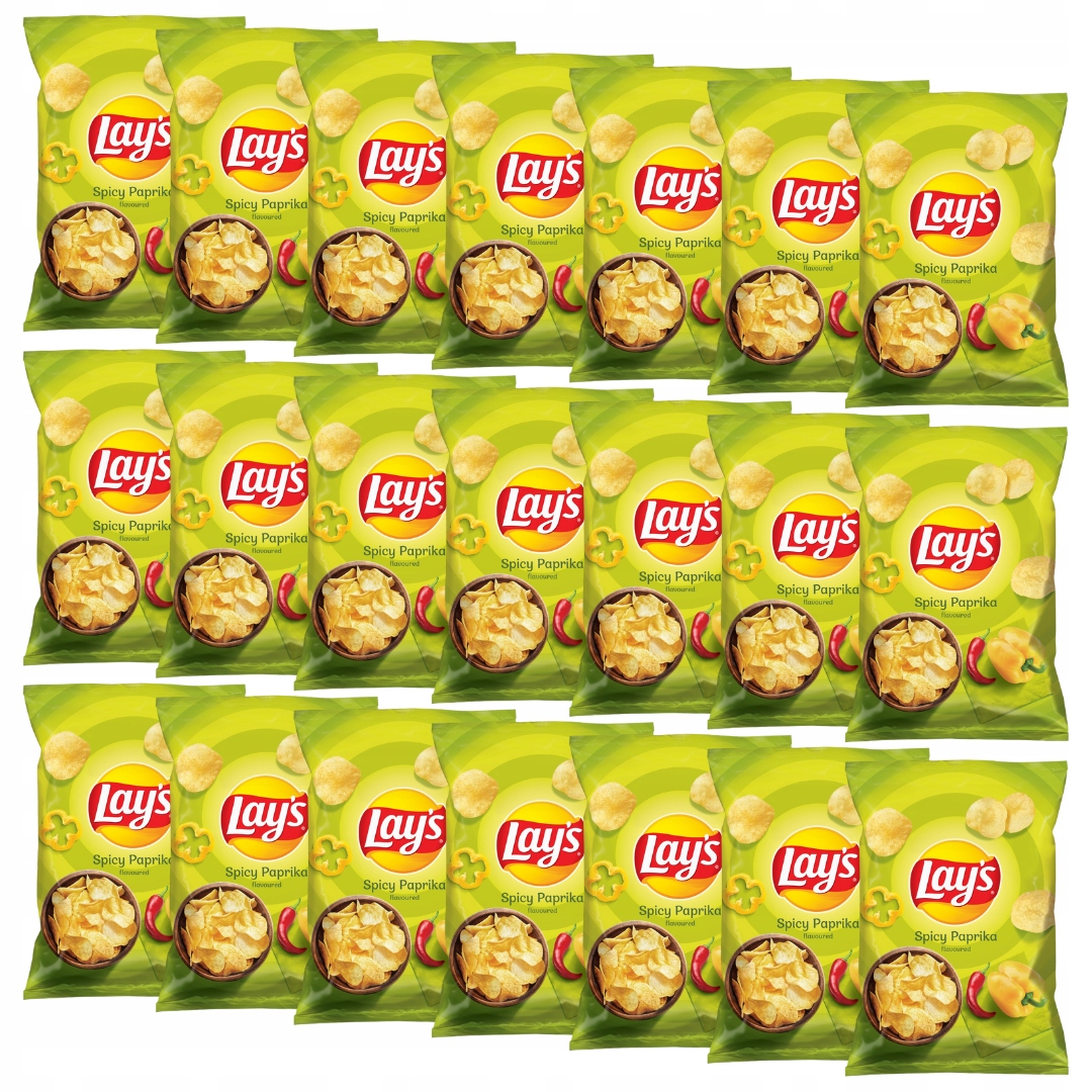 Lay's Lays Spicy Paprika Chipsy ostre 21x 130g