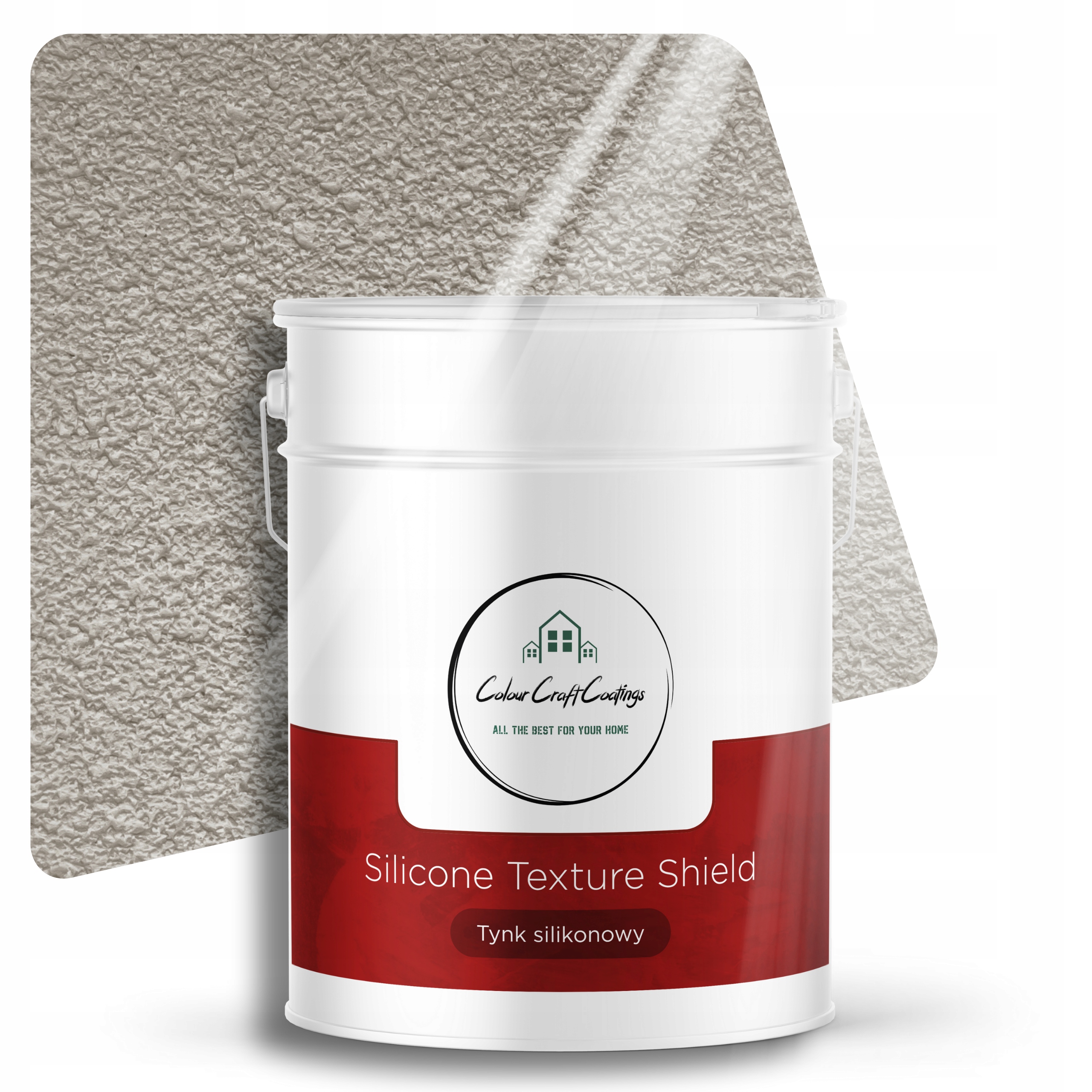 Silikonová Fasádní Omítka Granulace 1.5 MM Beránek Šedo-béžová 15 Kg F293