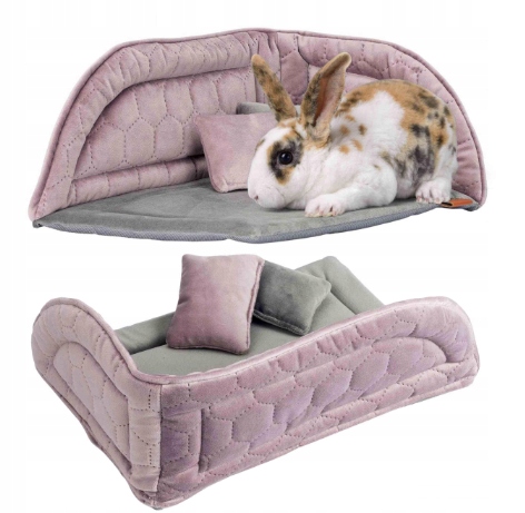 Pelíšek Pohovka Potah Rohová Králíčci Prasátka Ježci Hlodavci 30x40 cm