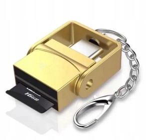 

Otg Czytnik Kart microSD Usb-c Metalowy Brelok Do