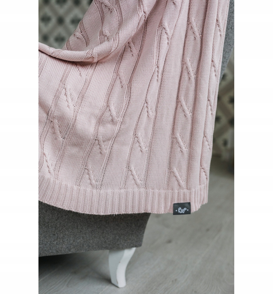 

Kocyk Pulp 100% Bambus z jonami srebra 75x90 róż.