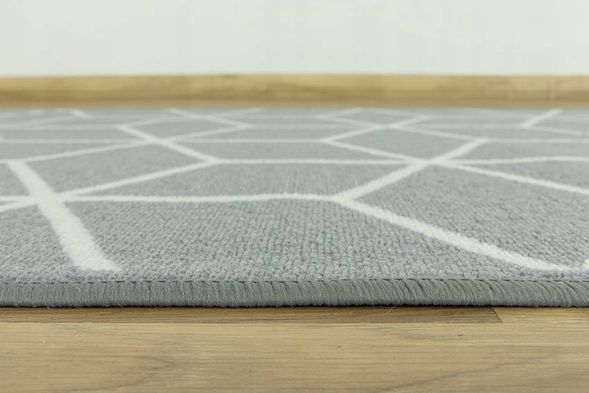 szer. 80 cm PODGUMOWANY CHODNIK ROMBY JASNY SZARY CUBES Typ na metry