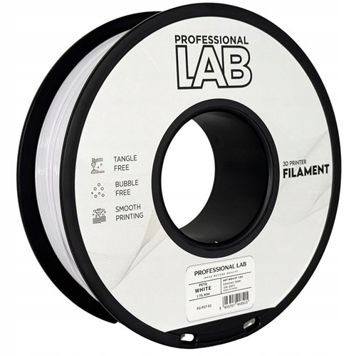 Filament PETG biały 1,75mm 1kg Professional Lab