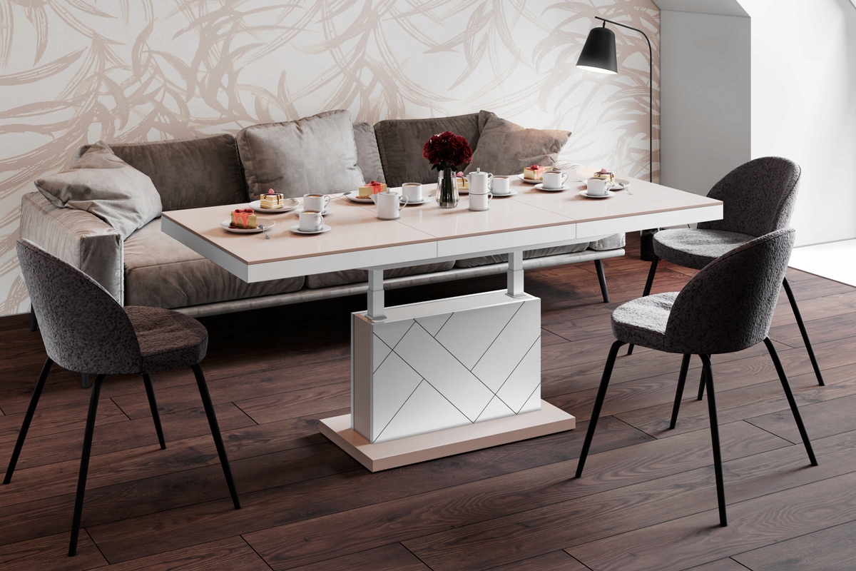 ŁAWOSTÓŁ MATERA MAX (biały / super mat) Kolor mebla biały