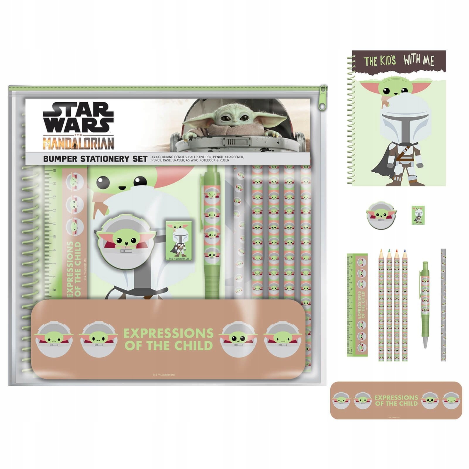 

Star Wars The Mandalorian zestaw przybory szkolne