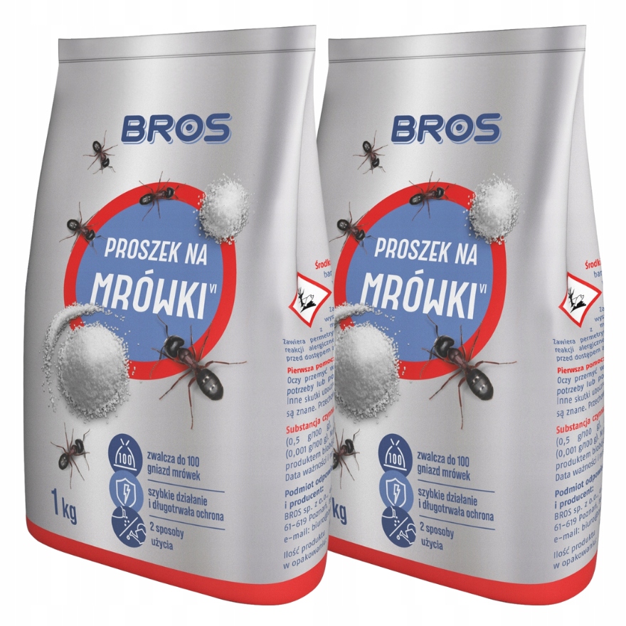 Bros proszek na mrówki 2x1kg worek