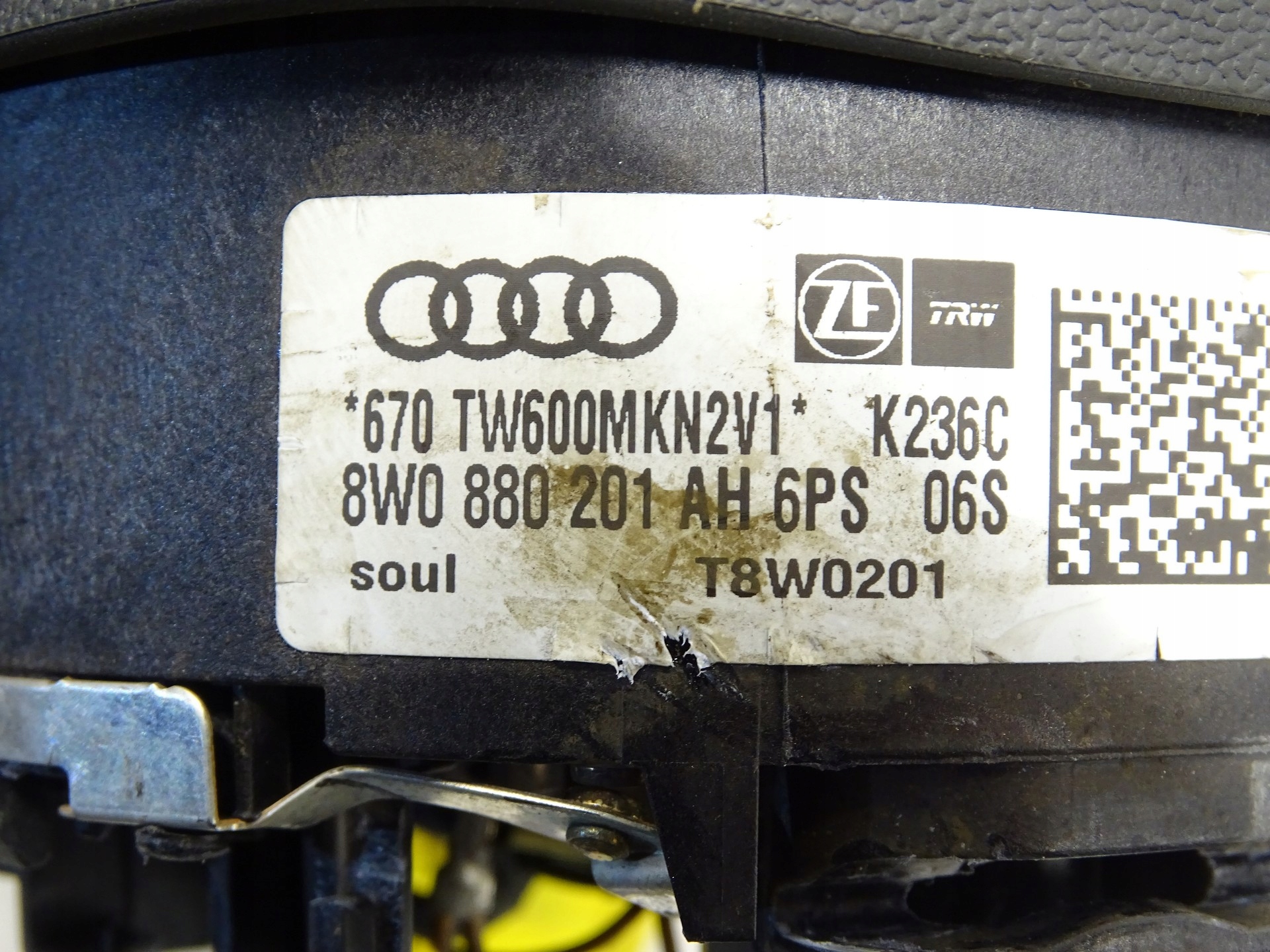 airbag driver´s AUDI A5 8W0880201AH