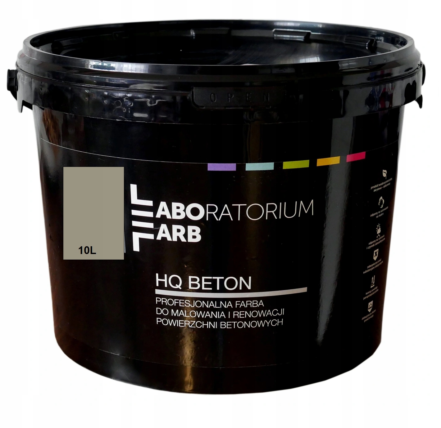 FARBA DO BETONU OGRODZEŃ CEGŁY MURU POSADZKI 10L