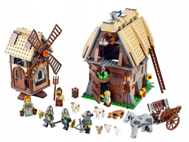 Lego 7189 Castle Wiatrak Mill Village Raid Marka LEGO