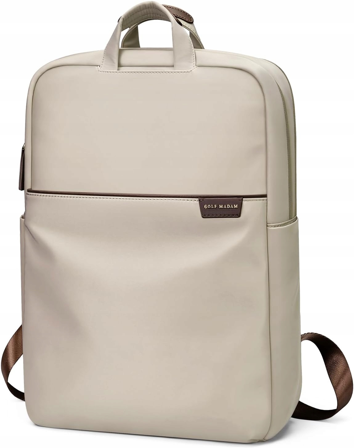 Plecak Kremowy/beżowy podróż, na laptopa 37x24x10 Golf Madam