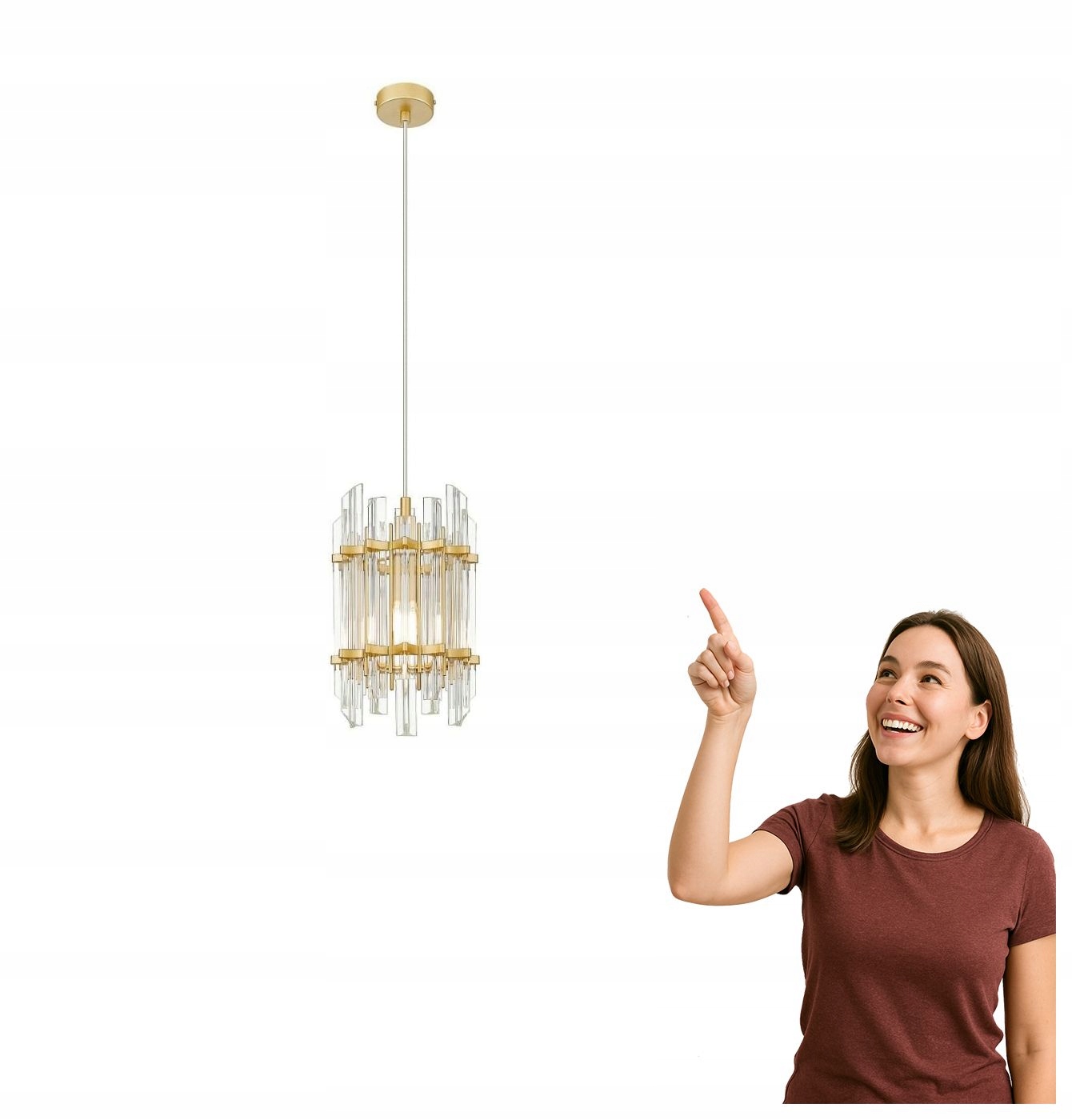 Závěsná lampa Alexandria P0556-01D-V7V7 Zuma Line