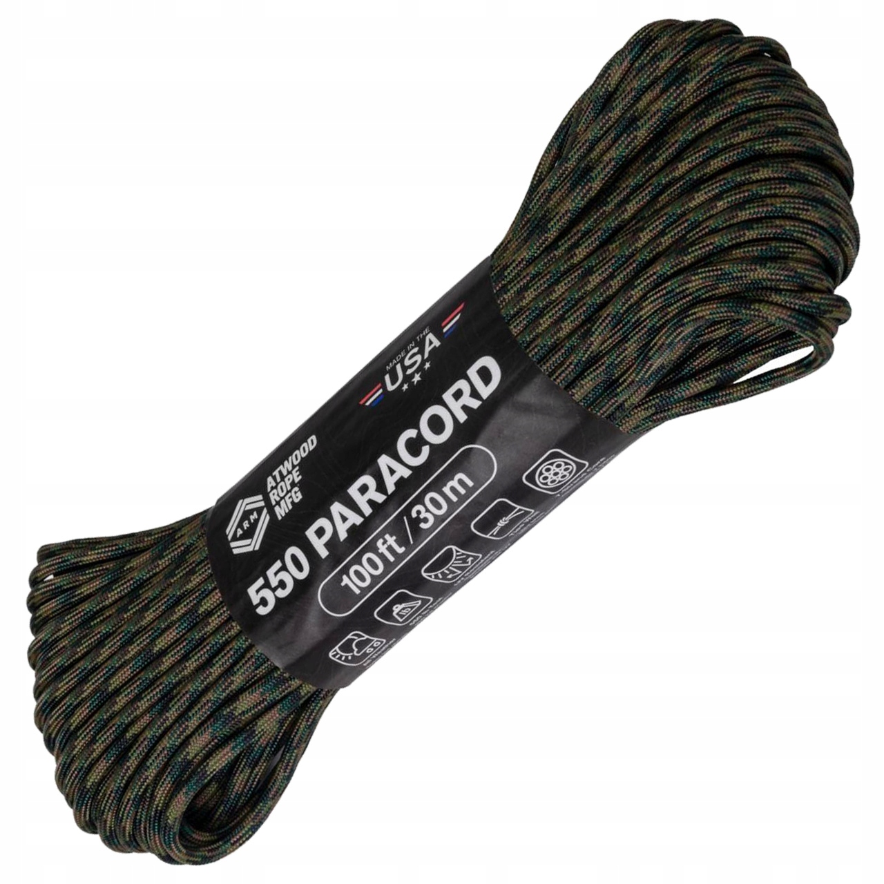 

Linka Atwood 550 Rope Paracord 4mm/30m Us Woodland
