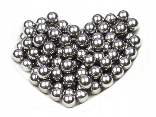 QBest kulki do procy kulki metalowe stalowe 6 mm 2300 sztuk Sm